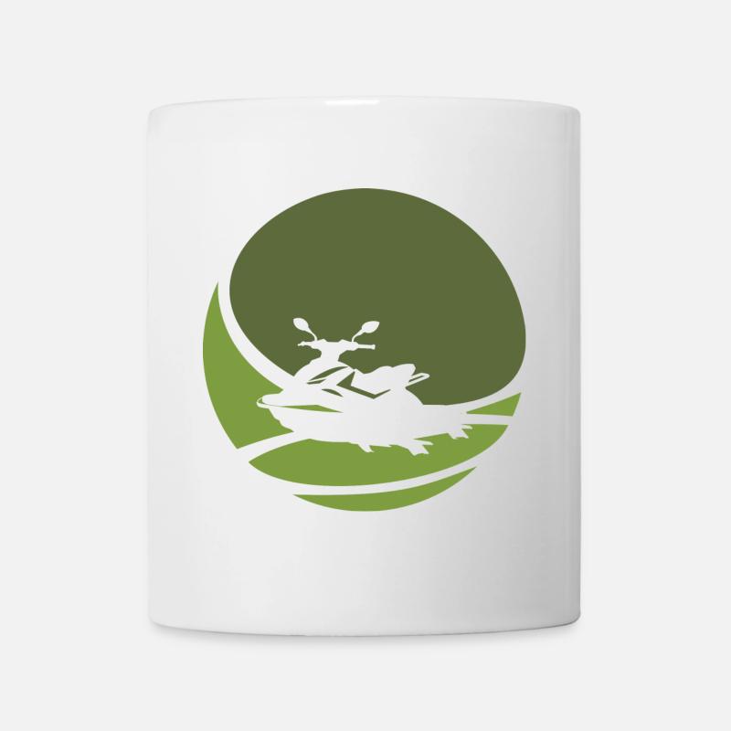 Bateau de ski nautique - Mug blanc - blanc
