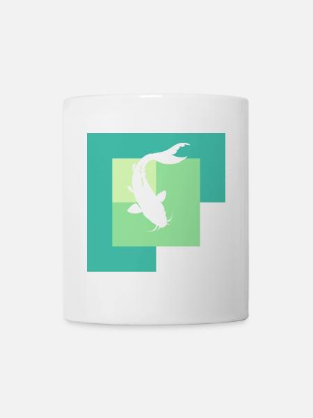 Koi Teich - Tasse - Weiß