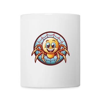 araignée drôle Kawaii dessin animé Clipart animal de compagnie - Mug blanc - blanc - Devant