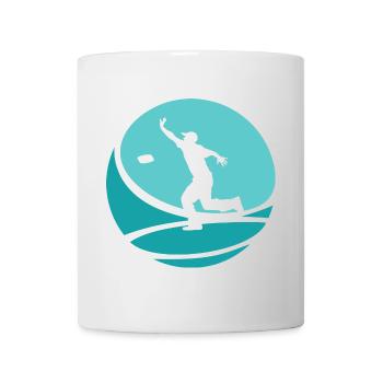 Jeu de sac de cornhole - Mug blanc - blanc - Devant