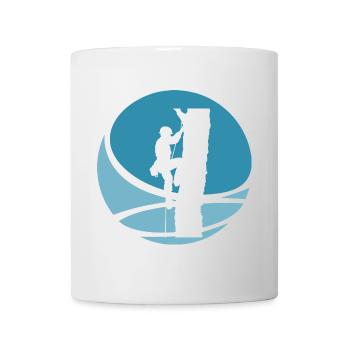 Baumklettern Kletterer - Tasse - Weiß - Vorne