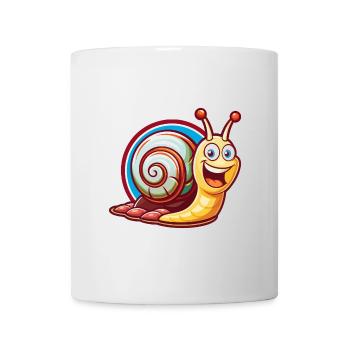 Snail Cute Funny Kawaii Cartoon Clipart Animal Pet - Mug - white - Front