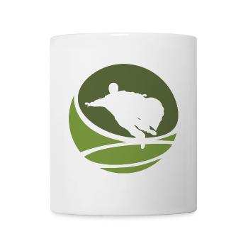 Wingsuit Anzug Gleiter - Tasse - Weiß - Vorne