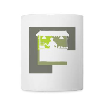 Restauration rapide délicieuse - Mug blanc - blanc - Devant