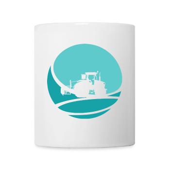 Moissonneuse-batteuse Agriculture agricole - Mug blanc - blanc - Devant