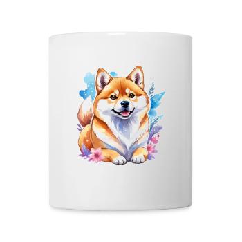 Shiba Inu Watercolors - Mug - white - Front