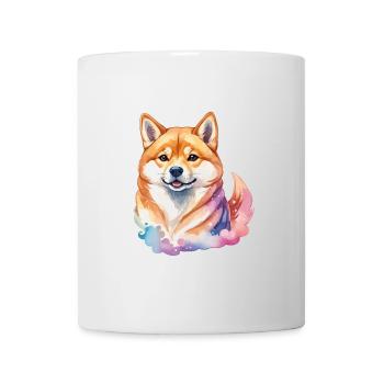Aquarelles Shiba Inu - Mug blanc - blanc - Devant