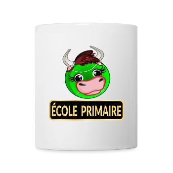 École Primaire Tennis - Mug blanc - blanc - Devant