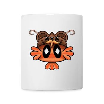 Crevette Au Bonnet D'ours - Mug blanc - blanc - Devant