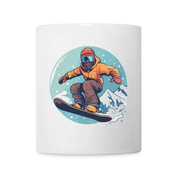 Snowboarding Graphics - Mug - white - Front