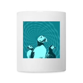 Puffin Gang - Mug - white - Front