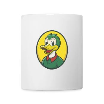 Ente Niedliche Kawaii Cartoon Clipart Haustier Tier - Tasse - Weiß - Vorne