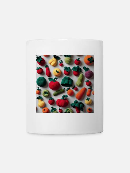 Gemüse - Tasse - Weiß