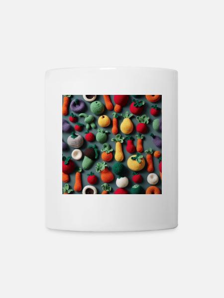 Gemüse - Tasse - Weiß