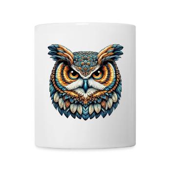 Hibou - Mug blanc - blanc - Devant