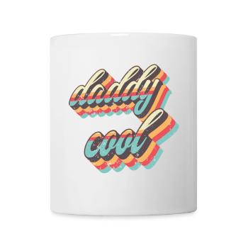 Daddy Cool Retro Straps - Mug - white - Front