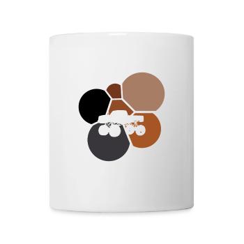 Reifen Jeep Gelaendewagen - Tasse - Weiß - Vorne