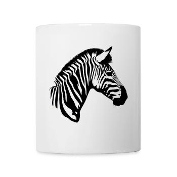 Zebra - Tasse - Weiß - Vorne