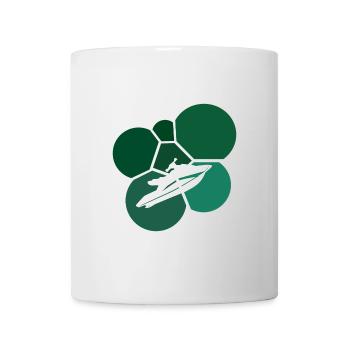 Water Ski Boat Wakeskate - Mug - white - Front