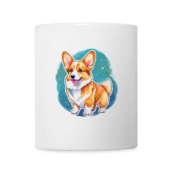 Welsh Corgi Pembroke Watercolor - Mug - white - Front