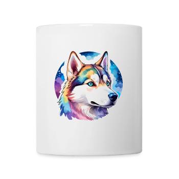 Siberian Husky Watercolors - Mug - white - Front