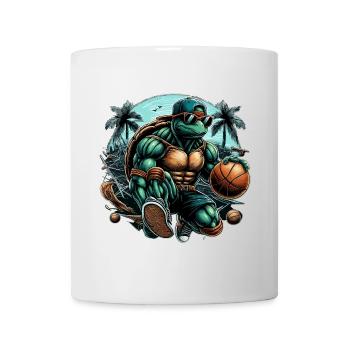 Basketball Turtle Fit Sunglasses Gift - Mug - white - Front