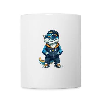 Komodo Cool Cartoon Character Kawaii Clipart - Mug - white - Front