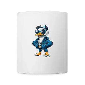 Strauß Cool Cartoon Figur Kawaii Clipart - Tasse - Weiß - Vorne
