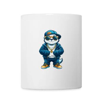 Otter Cool Cartoon Character Kawaii Clipart - Mug - white - Front