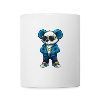 Koala Cool Cartoon Figur Kawaii Clipart - Tasse - Weiß - Vorne