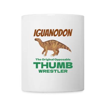 Iguanodon Dinosaurier Dino Paläontologe Fossil - Tasse - Weiß - Vorne