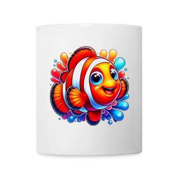 Poisson-clown - Mug blanc - blanc - Devant