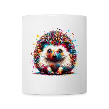 Hérisson - Mug blanc - blanc - Devant