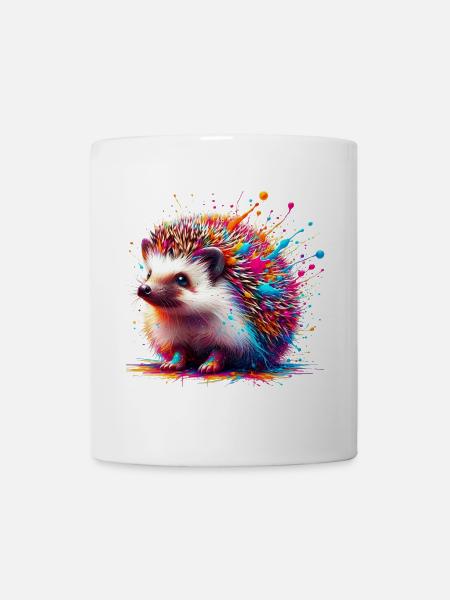 Igel - Tasse - Weiß