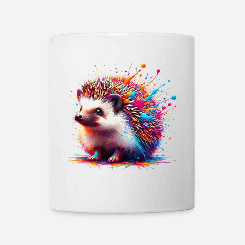 Igel - Tasse - Weiß