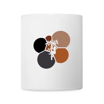 Kletteraffe Kletterer Aufstieg - Tasse - Weiß - Vorne