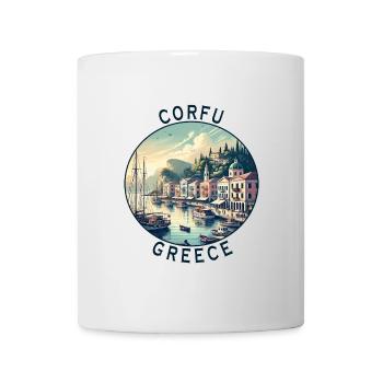 Korfu Griechenland Reise Design - Tasse - Weiß - Vorne