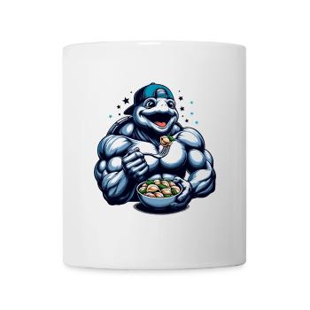 Pelmeni Power Schildkröte Geschenk - Tasse - Weiß - Vorne
