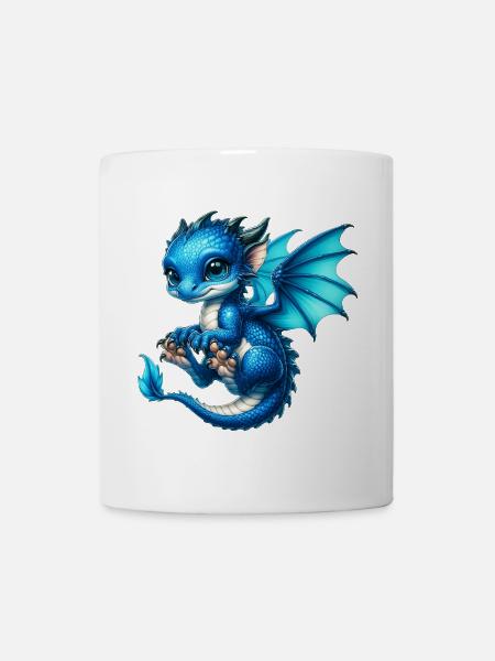 Drache - Tasse - Weiß