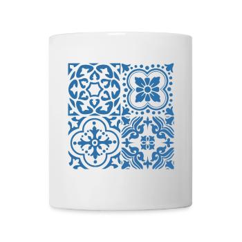 Portugiesische blaue Fliesen 2 - Tasse - Weiß - Vorne