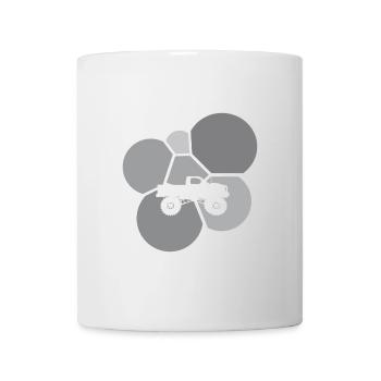 Tire off-road terrain - Mug - white - Front