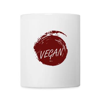 Végétalien sain - Mug blanc - blanc - Devant