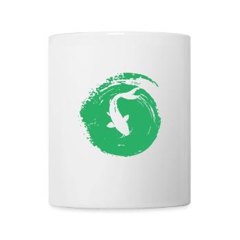 Pêche aux carpes koï - Mug blanc - blanc - Devant