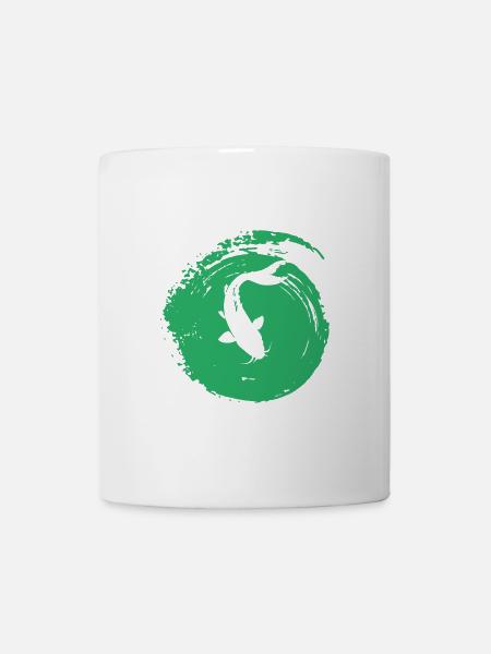 Koi Fisch Fischen - Tasse - Weiß
