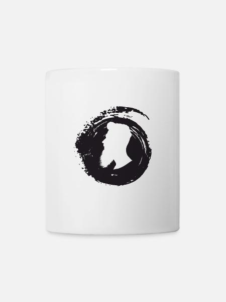 Schnurrbart Sir November - Tasse - Weiß