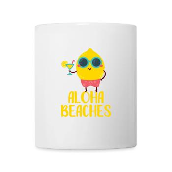 Cool Lemon Aloha Beaches Beach Getaway - Mug - white - Front