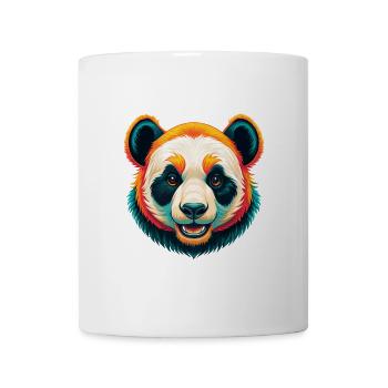 Panda Mignon Kawaii Dessin Animé Clipart Visage D’animal - Mug blanc - blanc - Devant