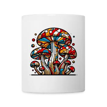 Fungo Funghi Pilze Pilze - Tasse - Weiß - Vorne