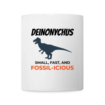 Deinonychus Dinosaurier Dino Paläontologe Fossil - Tasse - Weiß - Vorne