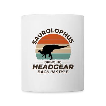 Saurolophus Dinosaur Dino Paleontologist Fossil - Mug - white - Front